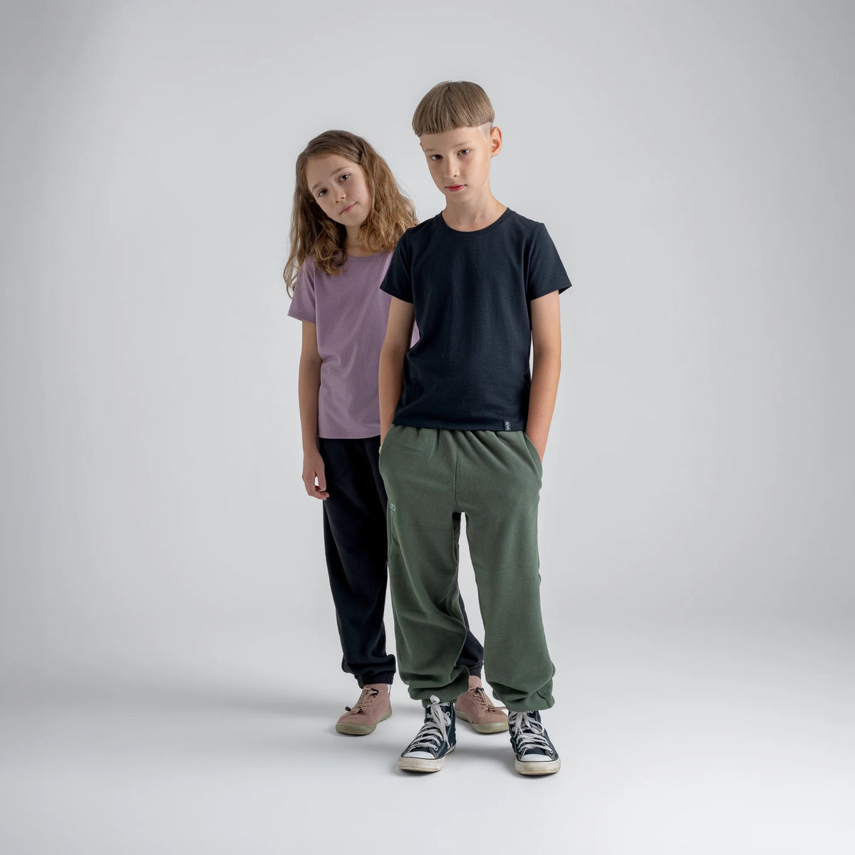 Amo Kid's Merino T-shirt — Light Rose