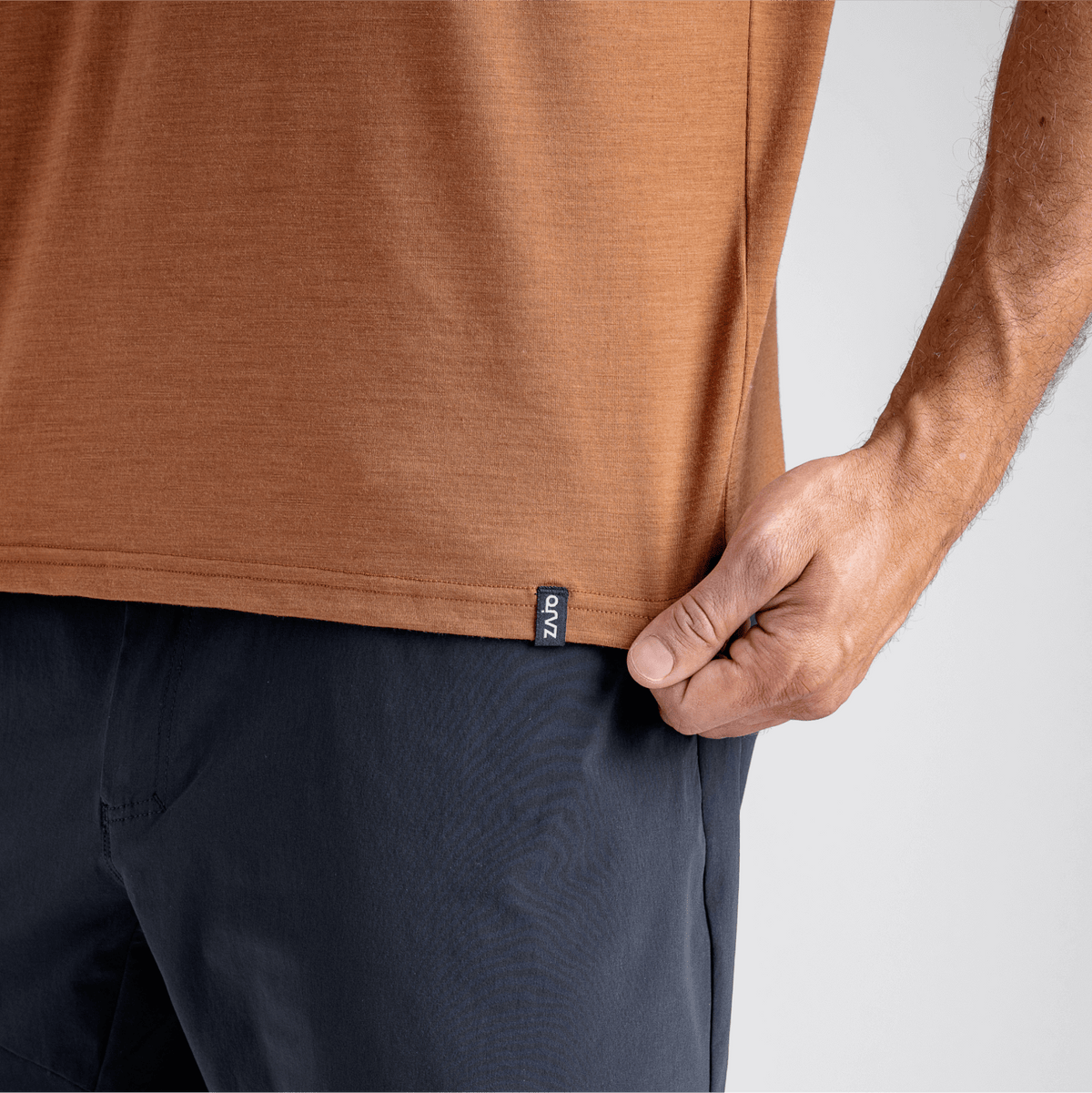 Kora Men's Merino T-shirt — Decadent Red
