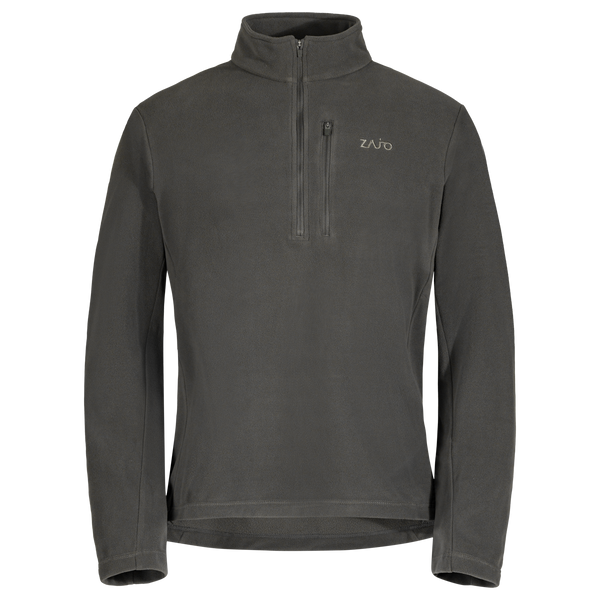 Auro Men's Fleece Zip Top — Black Olive