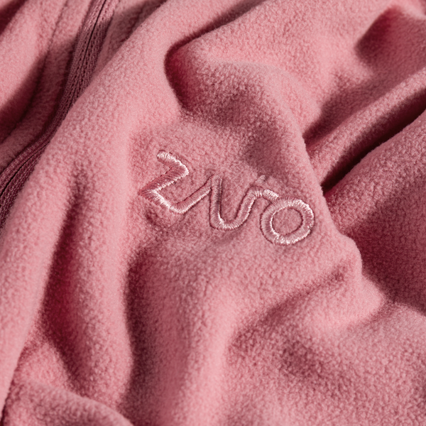 Auro Women's Fleece Zip Top — Tea Rose