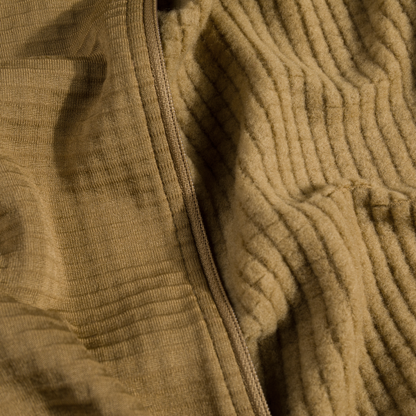 Kovri Men's Merino Grid Jacket — Golden Brown