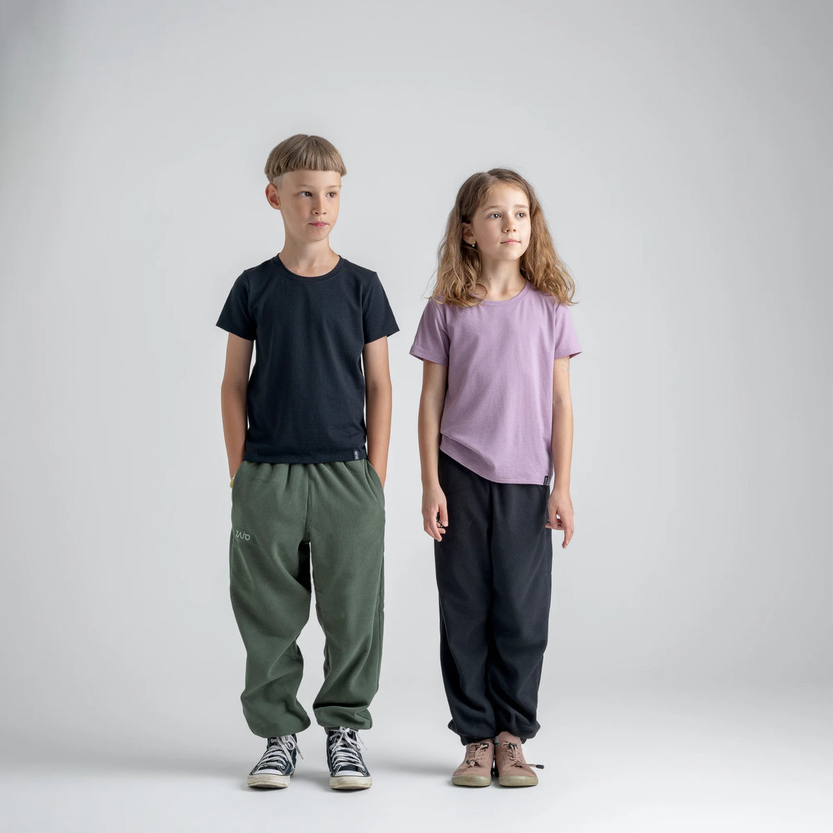 Amo Kid's Merino T-shirt — Light Rose