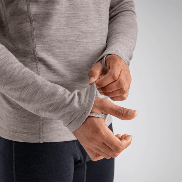 Hejma Men's Merino Longsleeve — Blue
