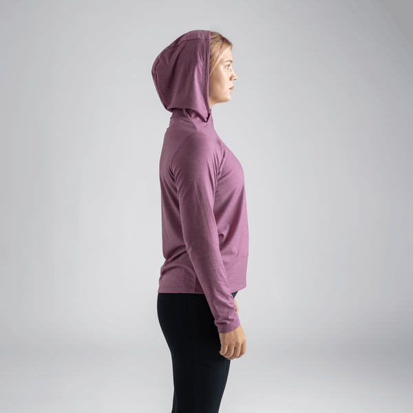 Kora Women's Merino Hoodie — Falcon Grey
