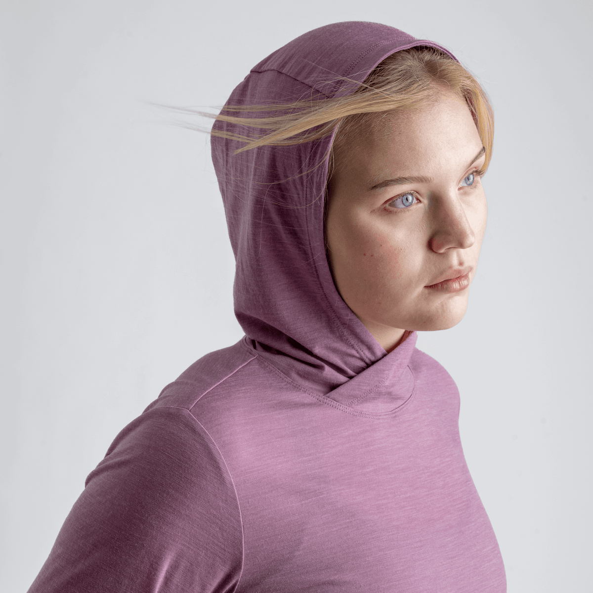Kora Women's Merino Hoodie — Falcon Grey