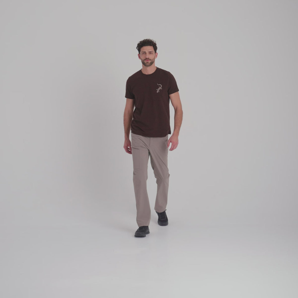 Arbo Men's Organic Cotton T-shirt — Beige Air